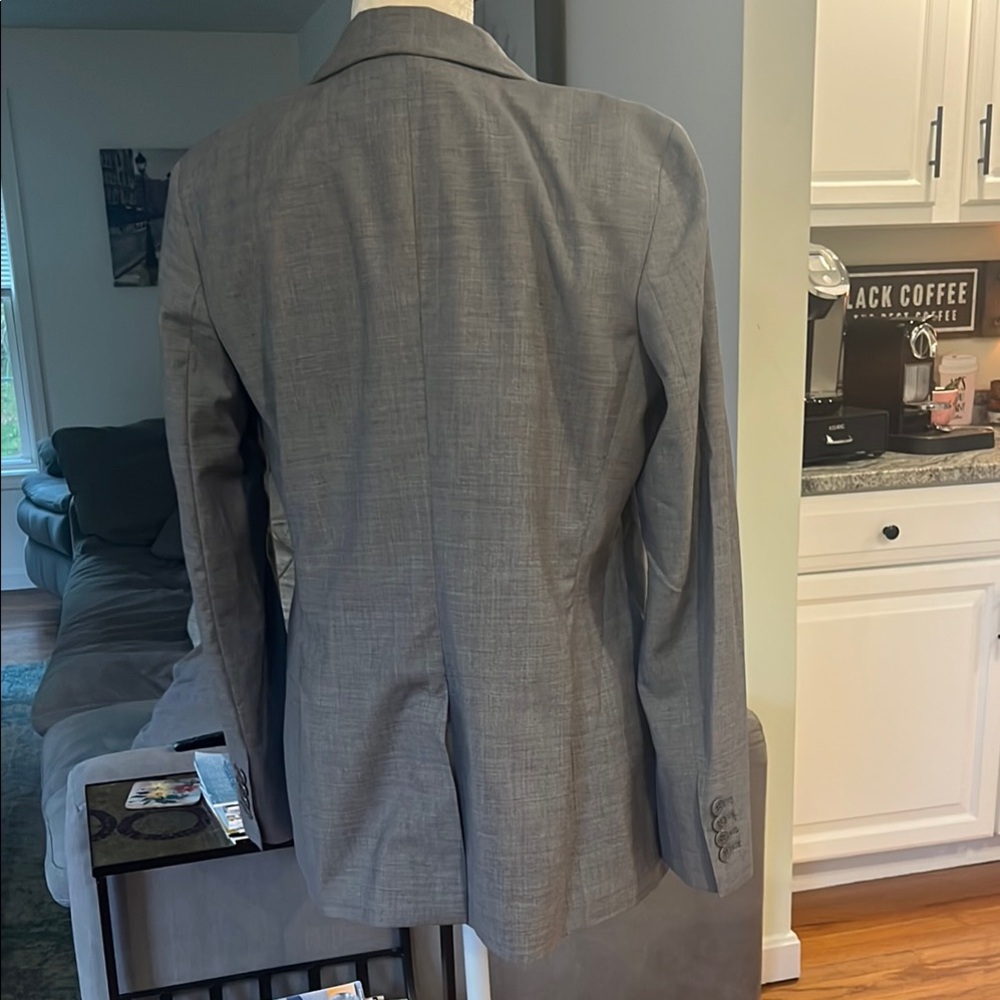 Talbots Light Gray Two-Button Blazer - Picture 10 of 13